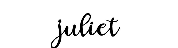 juliet  Frei Schriftart Herunterladen
