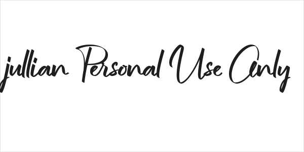 jullian Personal Use Only Logo