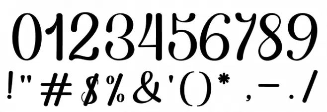 jullyjulia Font OTHER CHARS