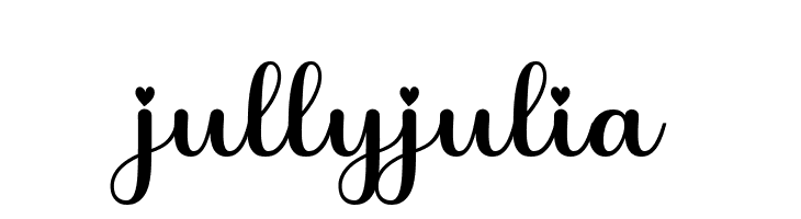 jullyjulia  font caratteri gratis