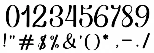 jullyjulia Font OTHER CHARS