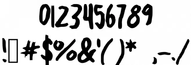 jumpingjacks Font OTHER CHARS