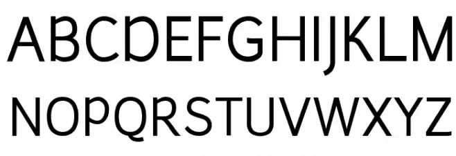 junction regular Regular Schriftart Groß