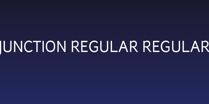 junction regular Regular Social Header