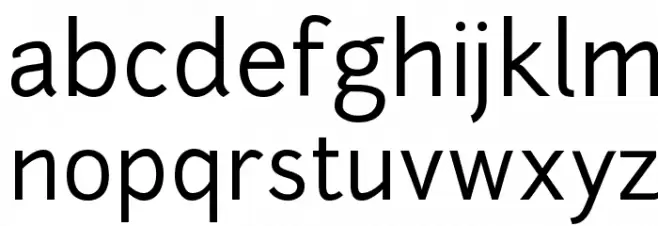 junction regular Regular Polices MINUSCULES