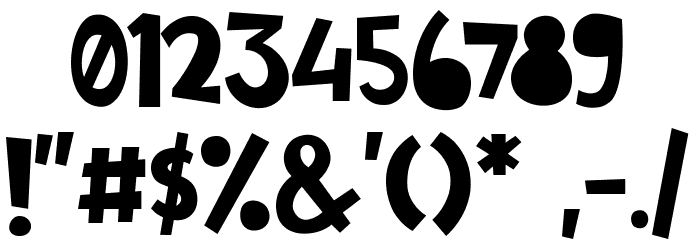 jungleroar Font OTHER CHARS