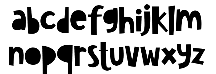 jungleroar Font LOWERCASE