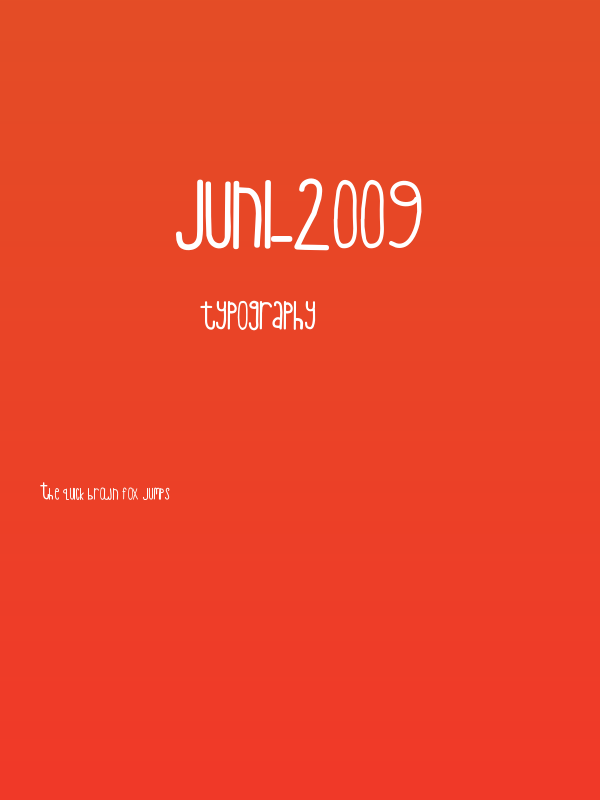 juni-2009 Poster