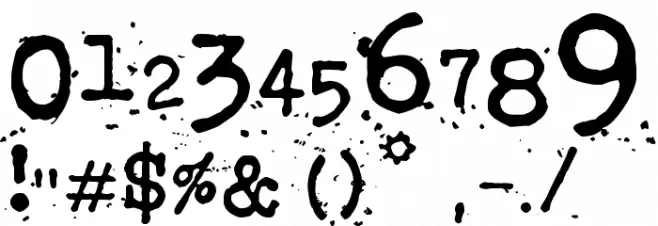 junko typewriter Font OTHER CHARS