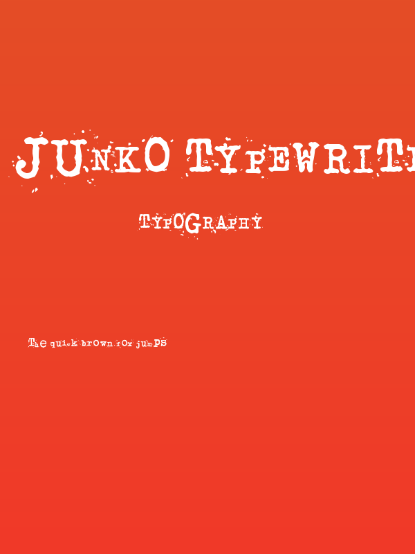 junko typewriter Poster