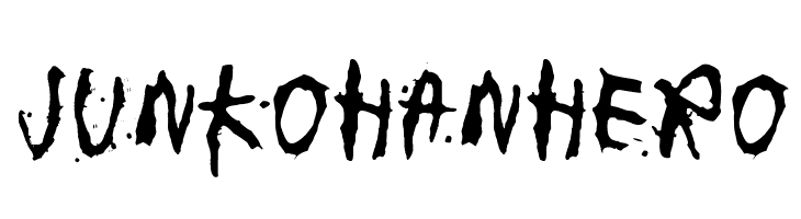 junkohanhero  Frei Schriftart Herunterladen