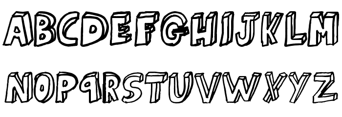 just a kid Font LOWERCASE
