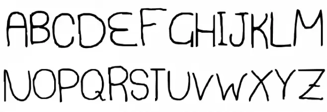 just that neat Schriftart Groß