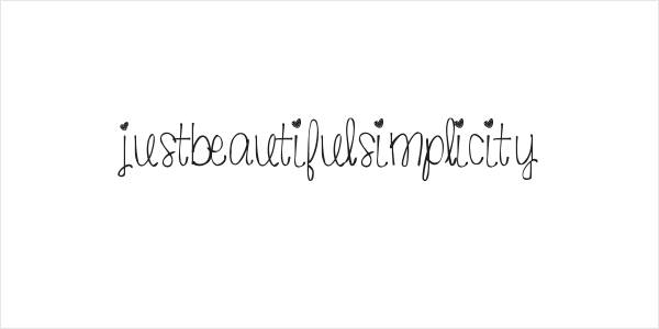 justbeautifulsimplicity Logo