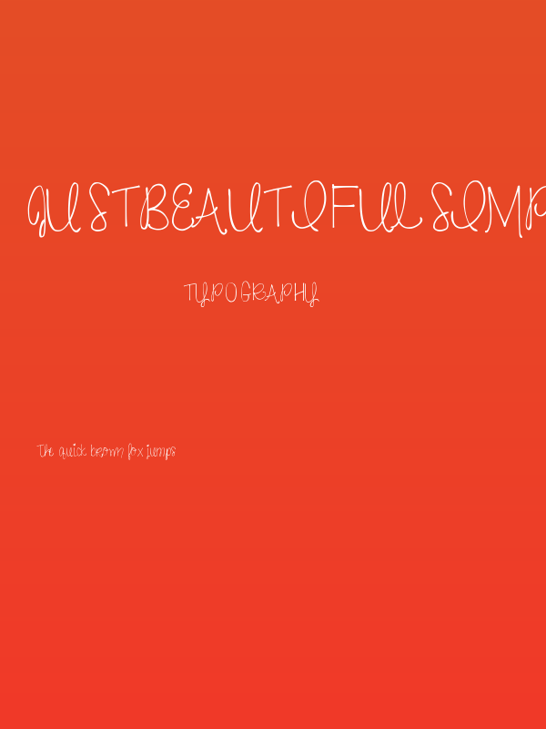 justbeautifulsimplicity Poster