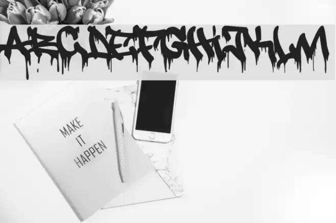 justfist2 Font examples