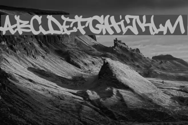 justfist Font examples