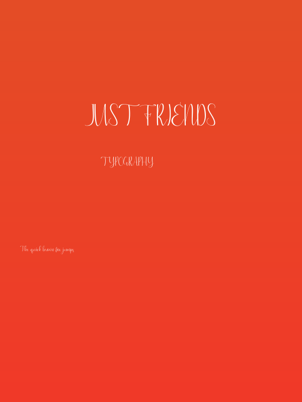 justfriends Poster