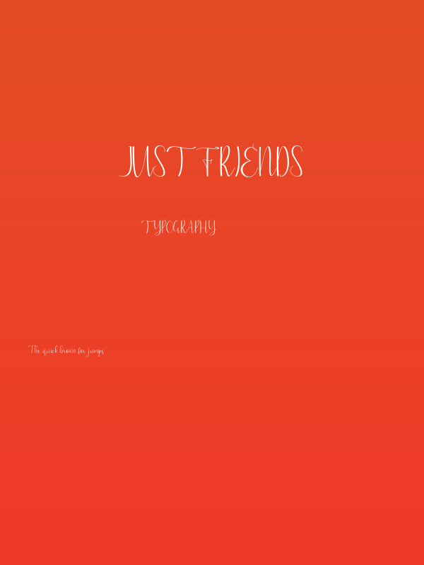 justfriends Poster