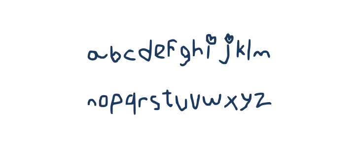 justgirlytext Medium Lowercase