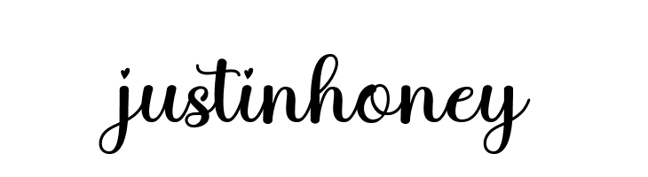 justinhoney  font caratteri gratis