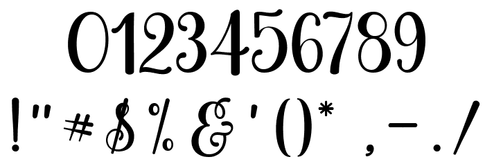 justinhoney Font OTHER CHARS