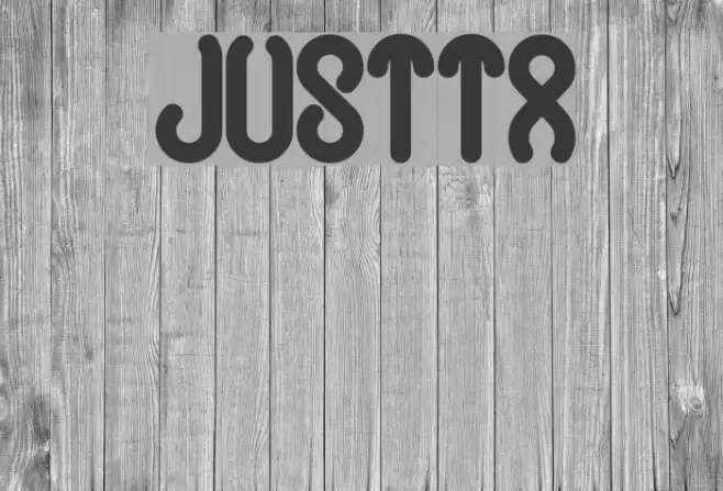 justta Font examples