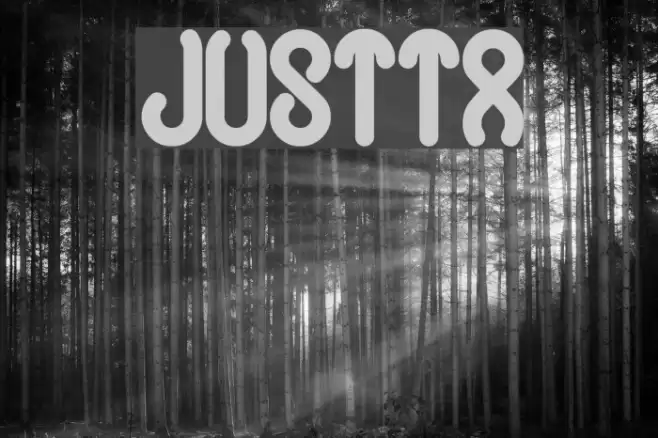 justta Font examples