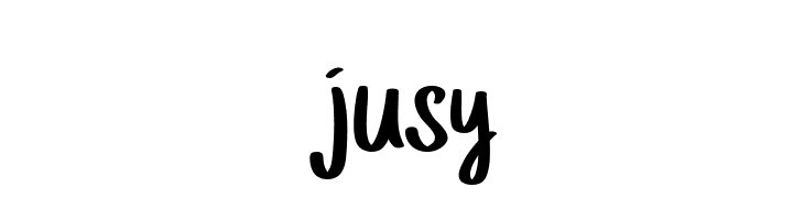 jusy  नि: शुल्क फ़ॉन्ट्स डाउनलोड