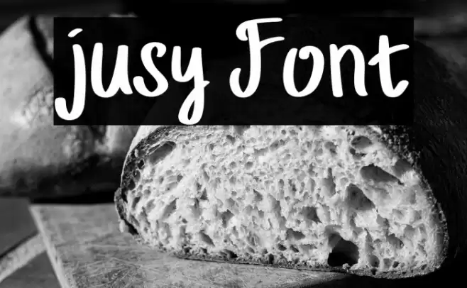 jusy Font examples