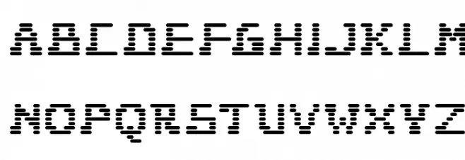 JVNE Wopper'83 Regular Schriftart Groß
