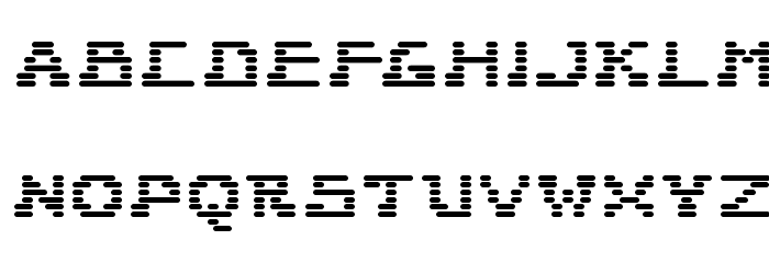 JVNE Wopper'83 Regular Font LOWERCASE