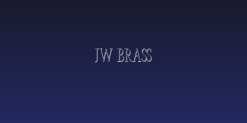 JW Brass Social Header