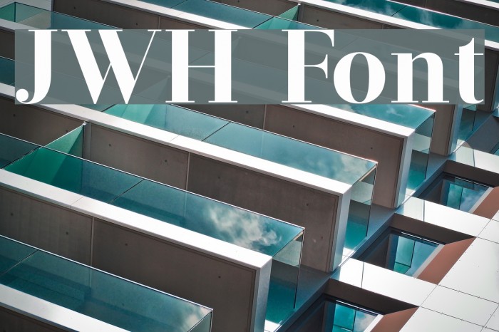 JWH Font examples