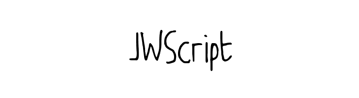 JW_Script Font