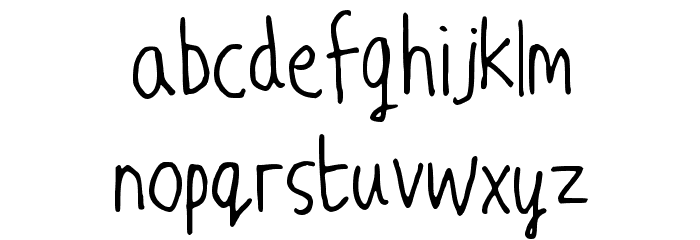 JW_Script Font LOWERCASE