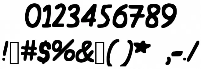 JWerd Font OTHER CHARS