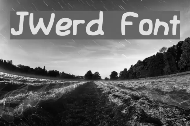 JWerd Font examples