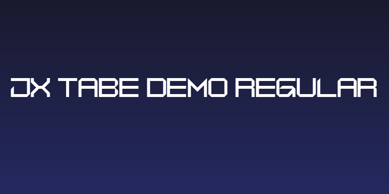 Jx Tabe DEMO Regular Social Header