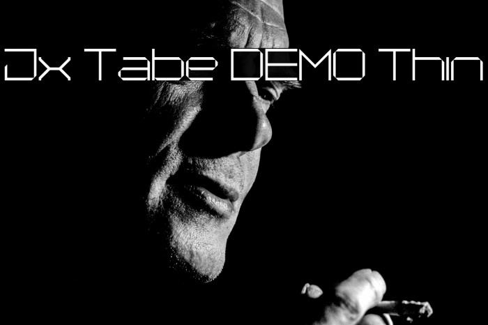 Jx Tabe DEMO Thin Example 1