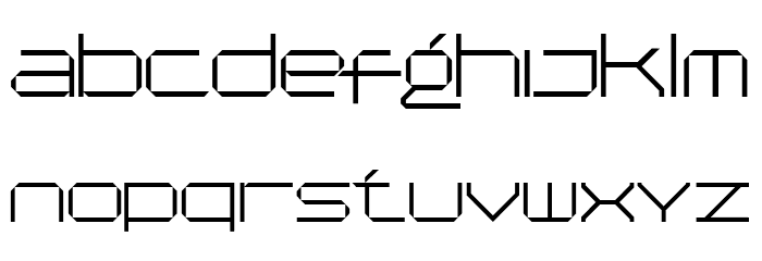 Jx Tabe DEMO Thin Font LOWERCASE