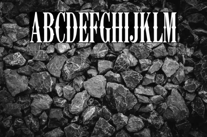 K22 Ambelyn Condensed Font examples