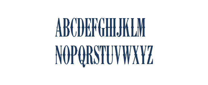 K22 Ambelyn Condensed Lowercase