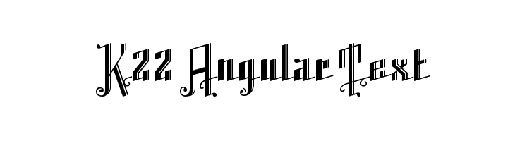 K22 Angular Text  Fuentes Gratis Descargar
