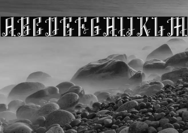 K22 Angular Text Font examples