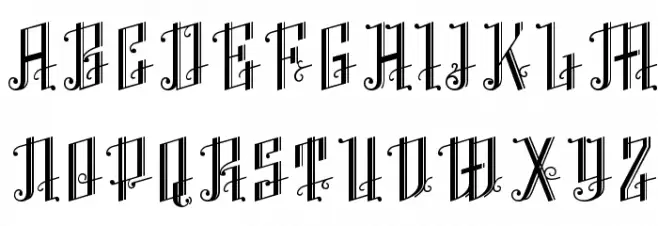 K22 Angular Text Caratteri MAIUSCOLE