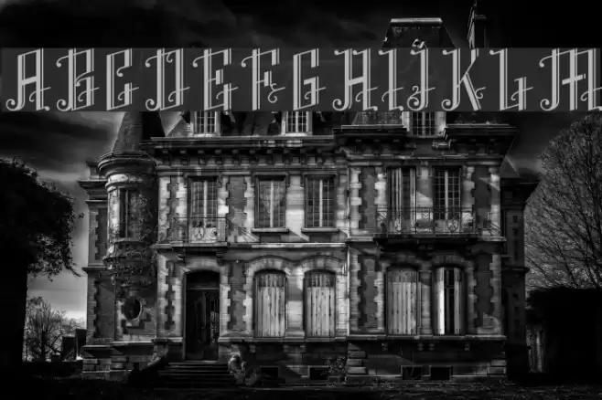 K22 Angular Text Font examples