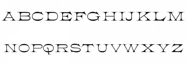 K22 Athenian Wide Schriftart Groß