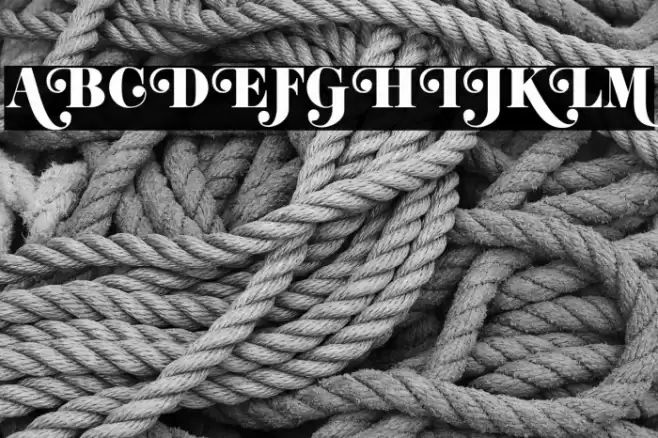 K22 Didoni Swash Font examples