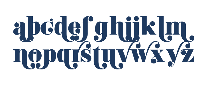 K22 Didoni Swash Lowercase